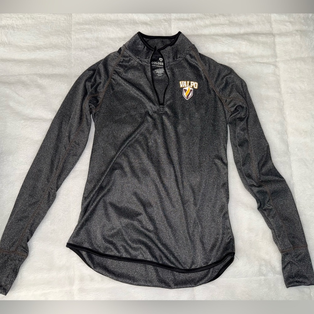 Valpo Gray Long Sleeve Pullover